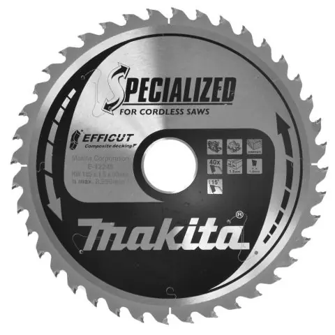 Utförsäljning Makita E-12245 Sågklinga